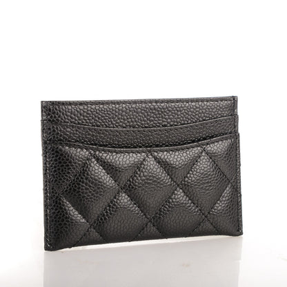 Chanel Caviar Quilted Card Holder Black 3 of 8