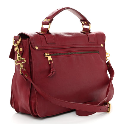 Proenza Schouler Lambskin Medium PS1 Satchel Raspberry 3 of 12