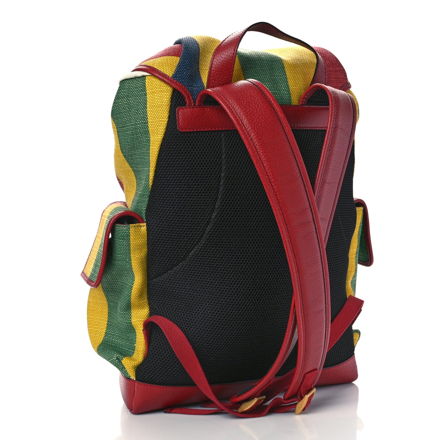 Canvas Marley Stripe Script Logo Gucci 100 Backpack Multicolor