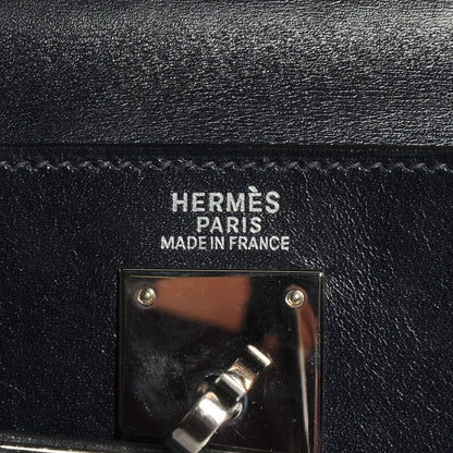 Hermes Box Kelly Retourne 32 Indigo 24 of 28