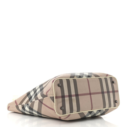 Burberry Supernova Check Tote White 4 of 20