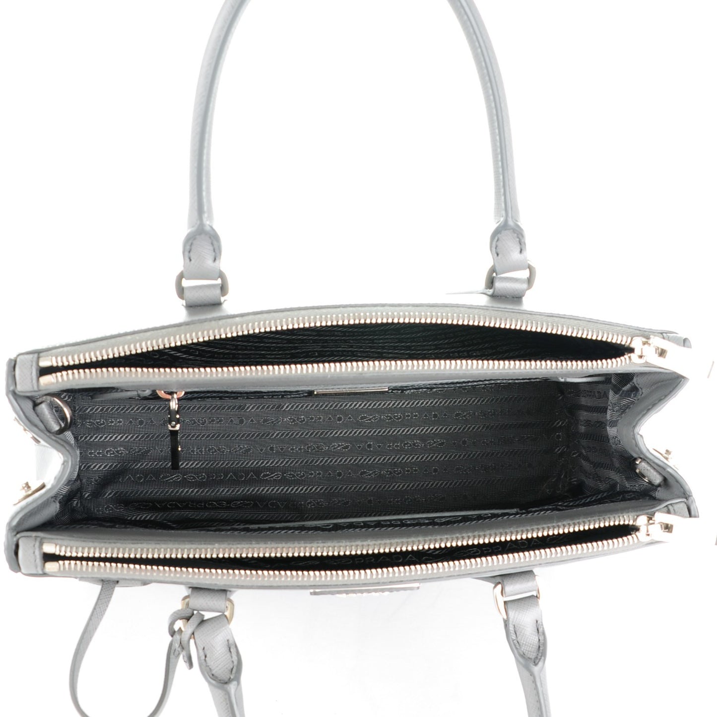 Saffiano Small Galleria Double Zip Tote Marmo