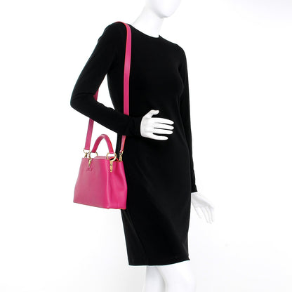 Louis Vuitton Taurillon Capucines BB Hibiscus Flamingo 2 of 8