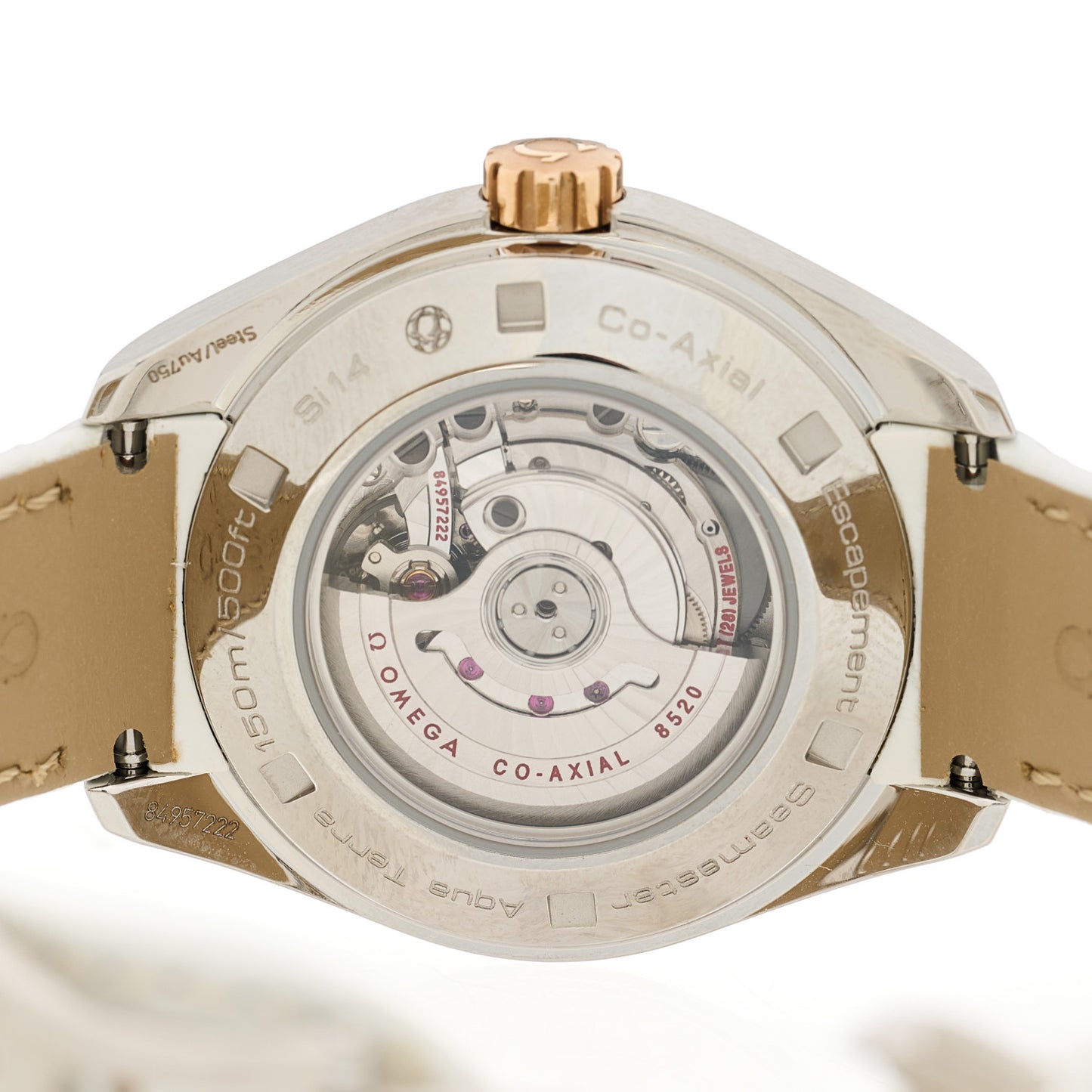 Stainless Steel 18K Red Gold Alligator Diamond Bezel 34mm Seamaster Aqua Terra Co-Axial Chronometer Automatic Watch 231.28.34.20.55.002