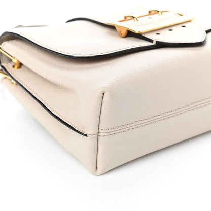 Burberry Soft Grain Calfskin Small Medley Crossbody Limestone 8 of 9