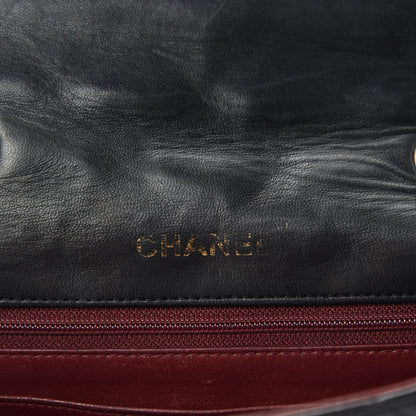 Chanel Lambskin Quilted Small Single Flap Black 9 of 12