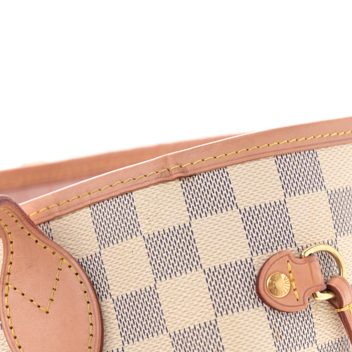 Damier Azur Neo Neverfull MM Rose Ballerine