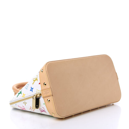 Louis Vuitton Monogram Multicolor Alma White 4 of 9