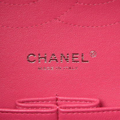 Chanel Lambskin Quilted Jumbo Double Flap Dark Pink 7 of 11
