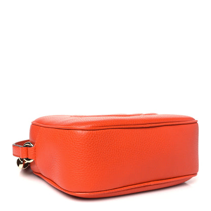Gucci Pebbled Calfskin Small Soho Disco Bag Sun Orange 4 of 10
