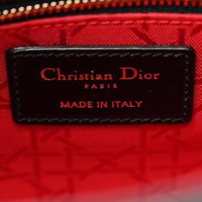 Christian Dior Lambskin Cannage Small Lucky Badges My Lady Dior Black 6 of 11