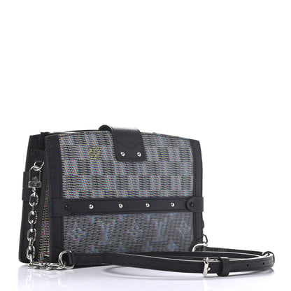 Louis Vuitton Calfskin Monogram LV Pop Trunk Clutch Blue 2 of 8