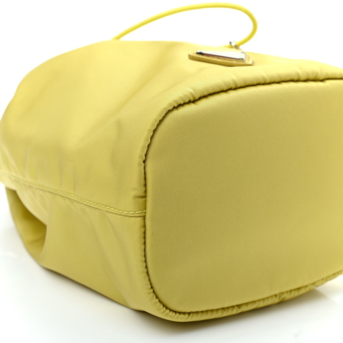 Saffiano Tessuto Nylon Bucket Wristlet Girasole