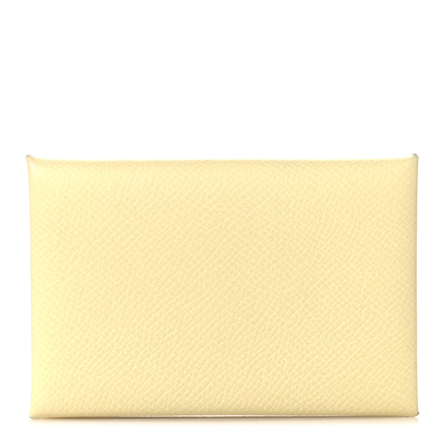 Hermes Epsom Calvi Card Case  Jaune Milton 1 of 7