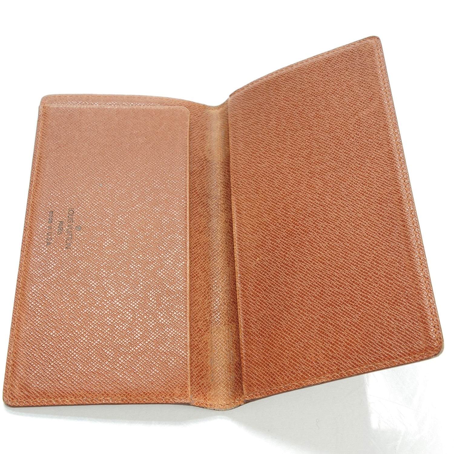 Louis Vuitton Monogram Simple Checkbook Holder Wallet Cover 7 of 8