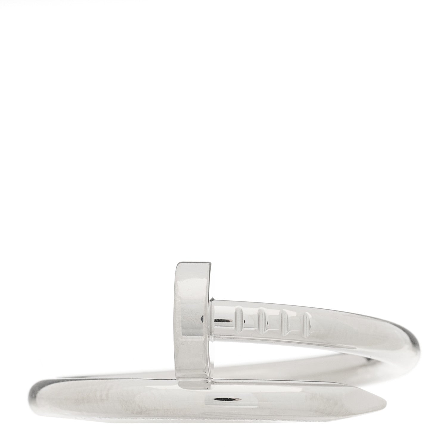 Cartier 18K White Gold Juste Un Clou Ring 63 10.5 1 of 4