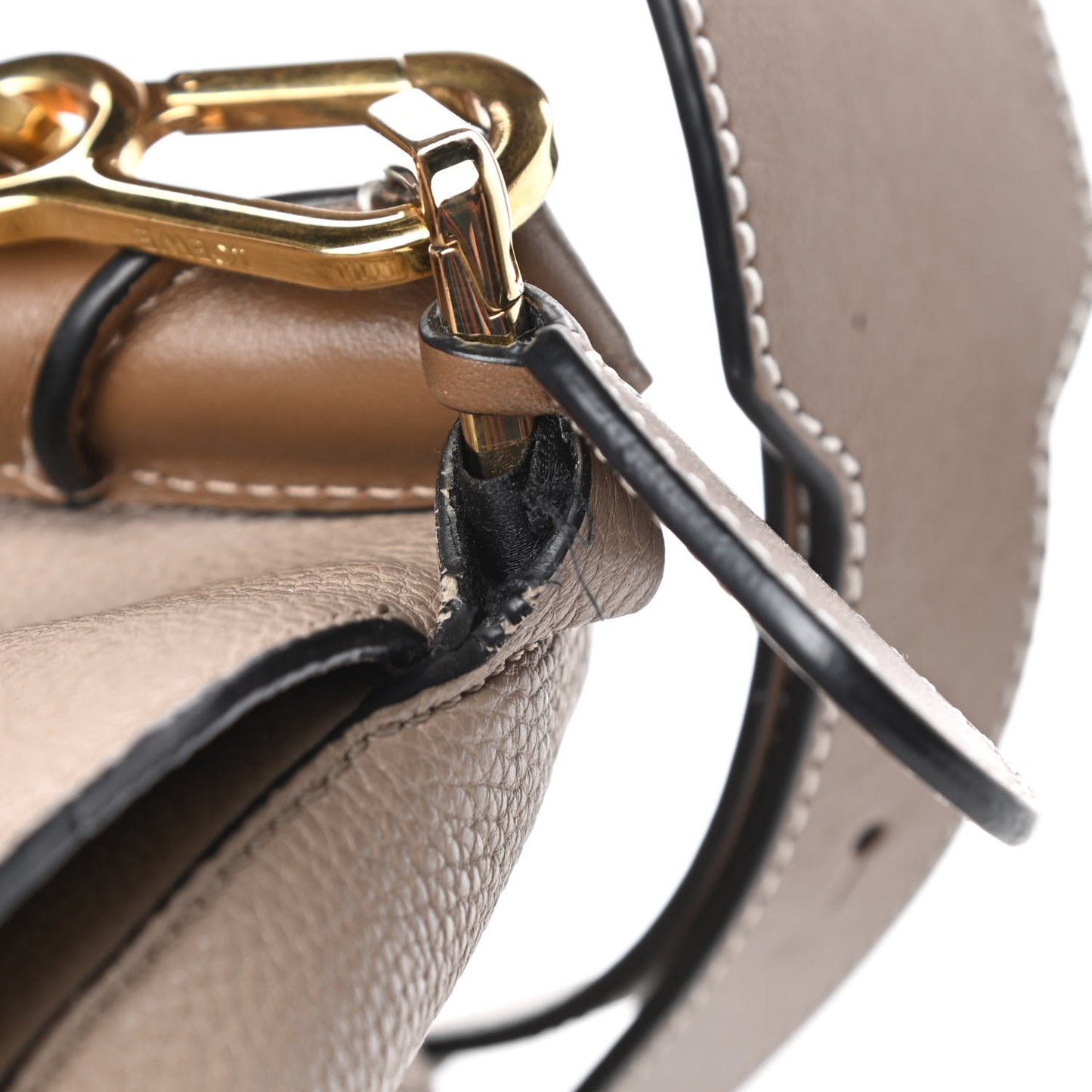 Calfskin Medium Puzzle Bag Sand Mink