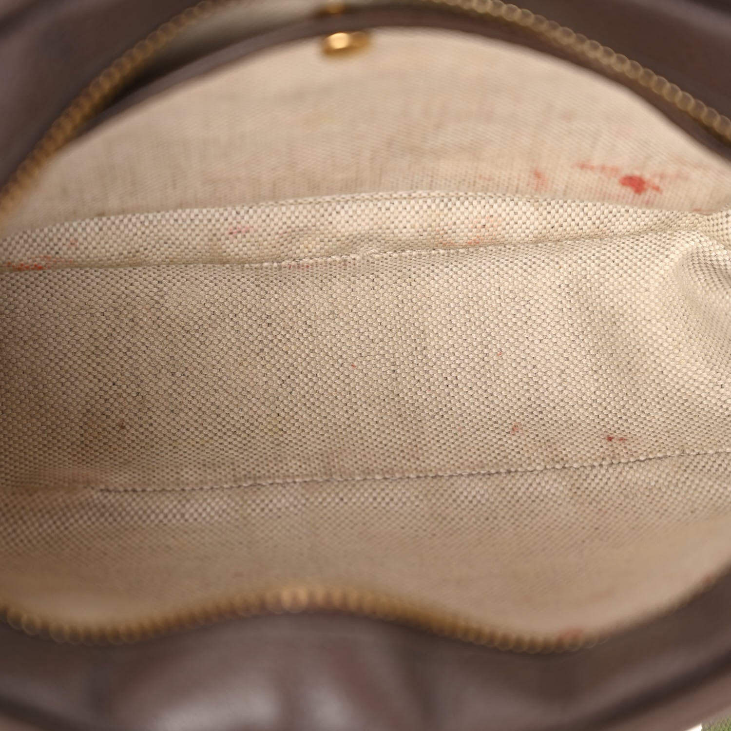Gucci Monogram Jumbo GG Textured Dollar Calfskin Web Mini Crossbody Bag Camel Ebony New Acero 6 of 11