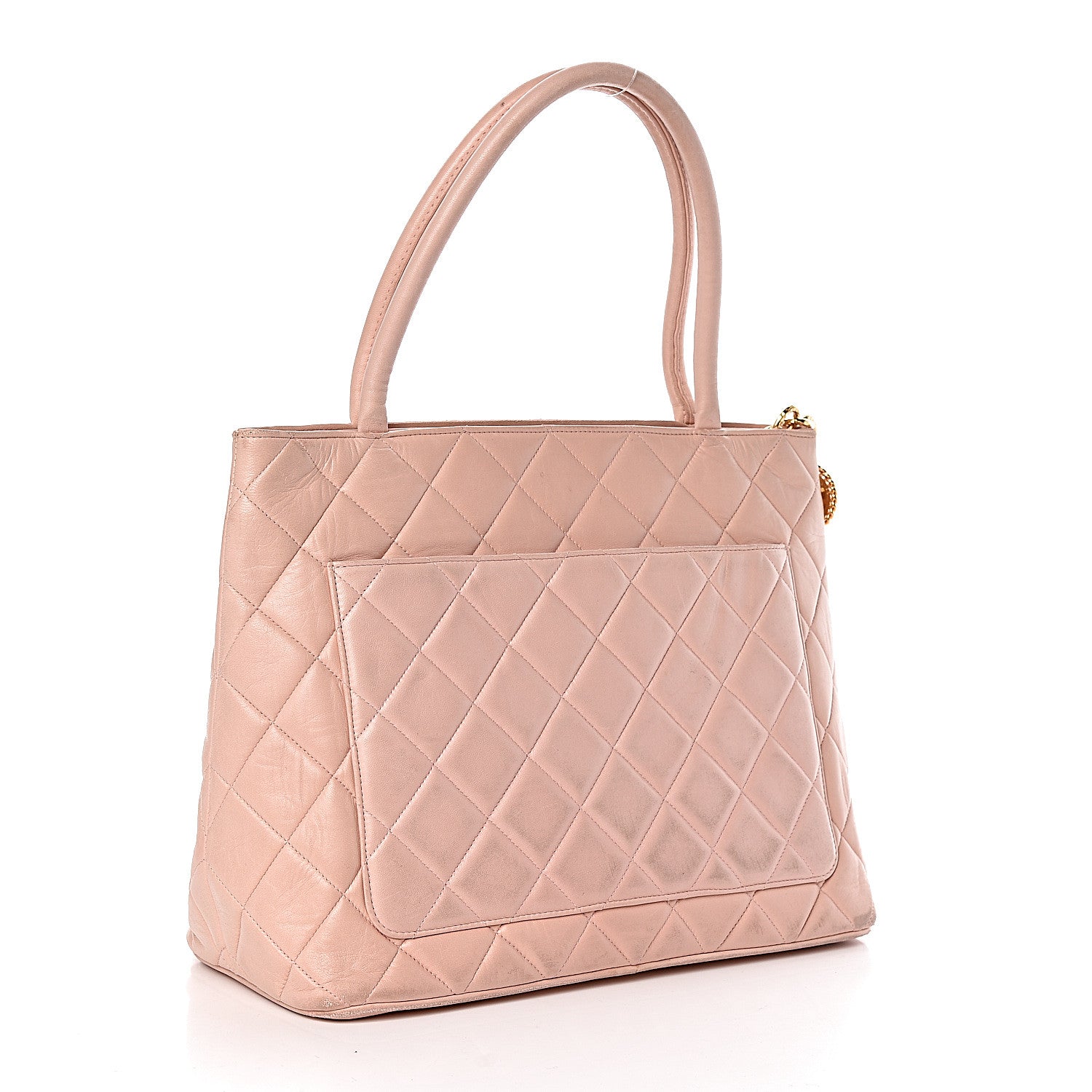 Chanel Lambskin Quilted Medallion Tote Pink 3 of 16