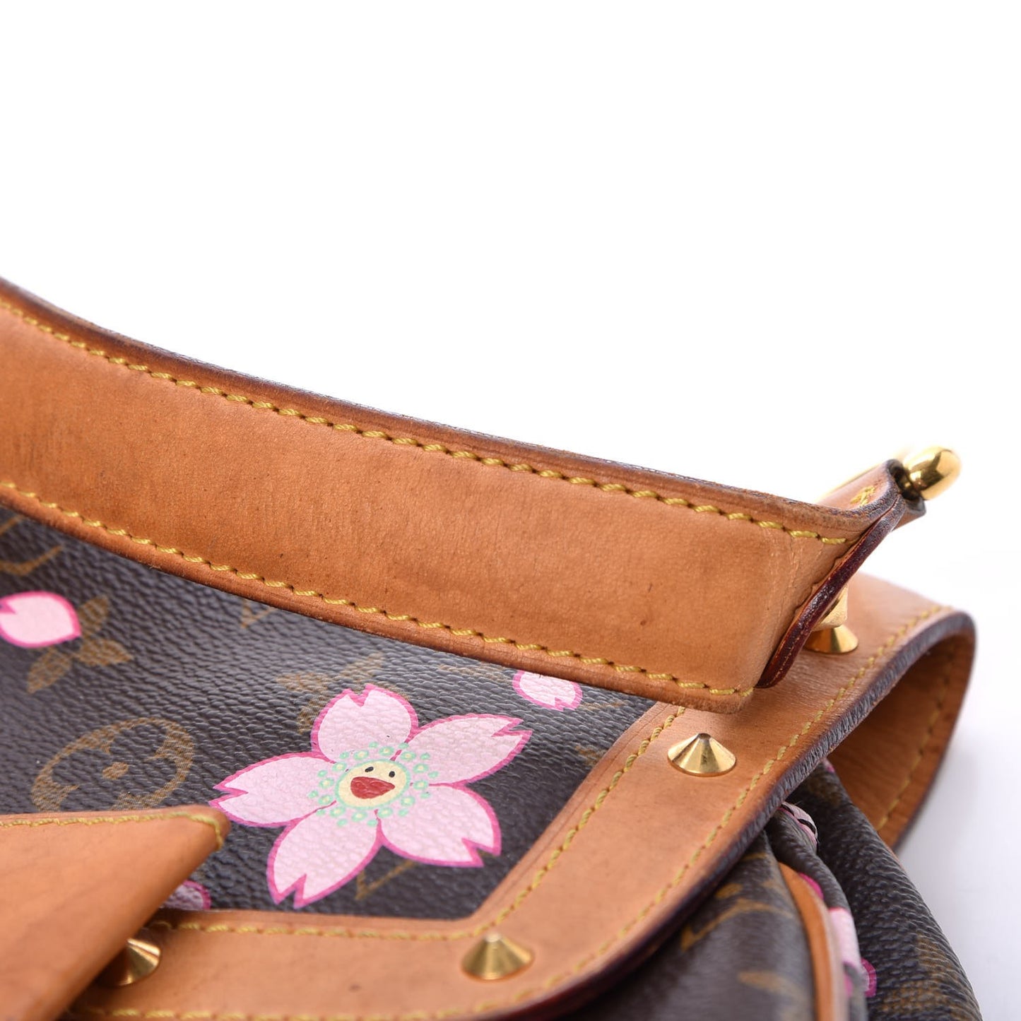 Monogram Cherry Blossom Sac Retro Bag Brown