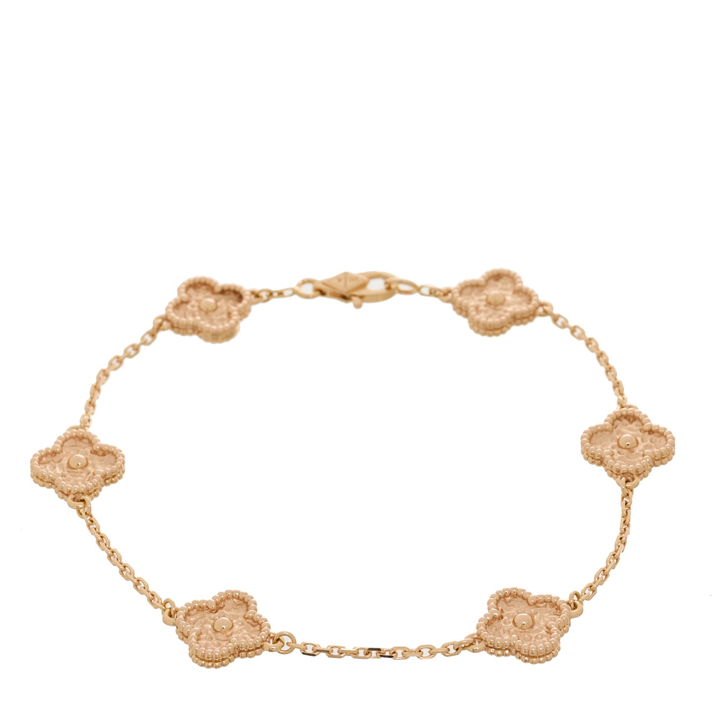 18K Rose Gold 6 Motifs Sweet Alhambra Bracelet