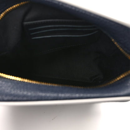Versace Grained Calfskin Pop Medusa Messenger Bag Blue Nights Cloud 4 of 11