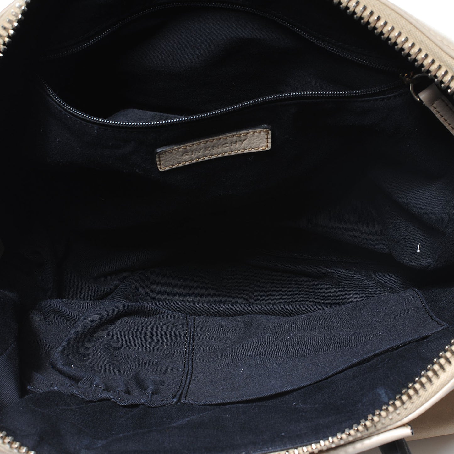 Calfskin Medium Bi-Color Antigona Cream Black