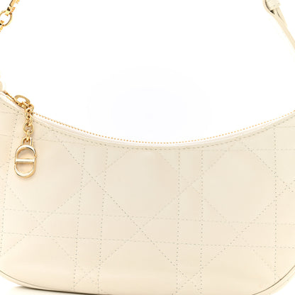 Christian Dior Lambskin Cannage CD Lounge Bag Latte 8 of 13