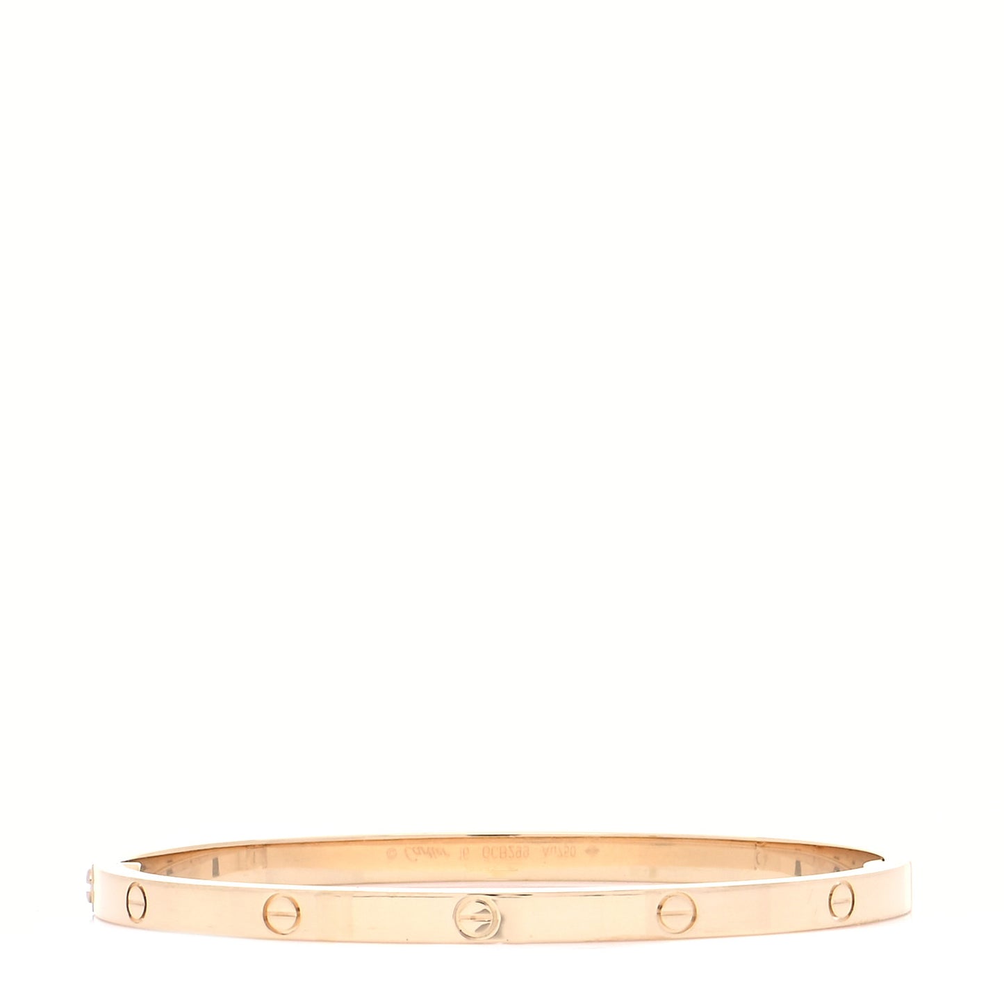 18K Yellow Gold Small LOVE Bracelet 16