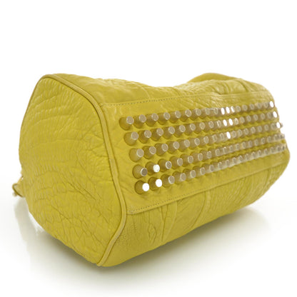 Alexander Wang Leather Rocco Satchel Citrus 4 of 6