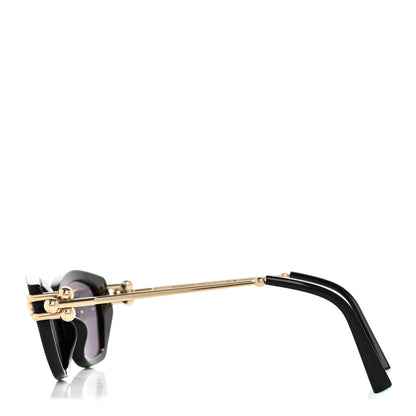 Tiffany Acetate HardWear Cat Eye Sunglasses TF4231U Black 3 of 8