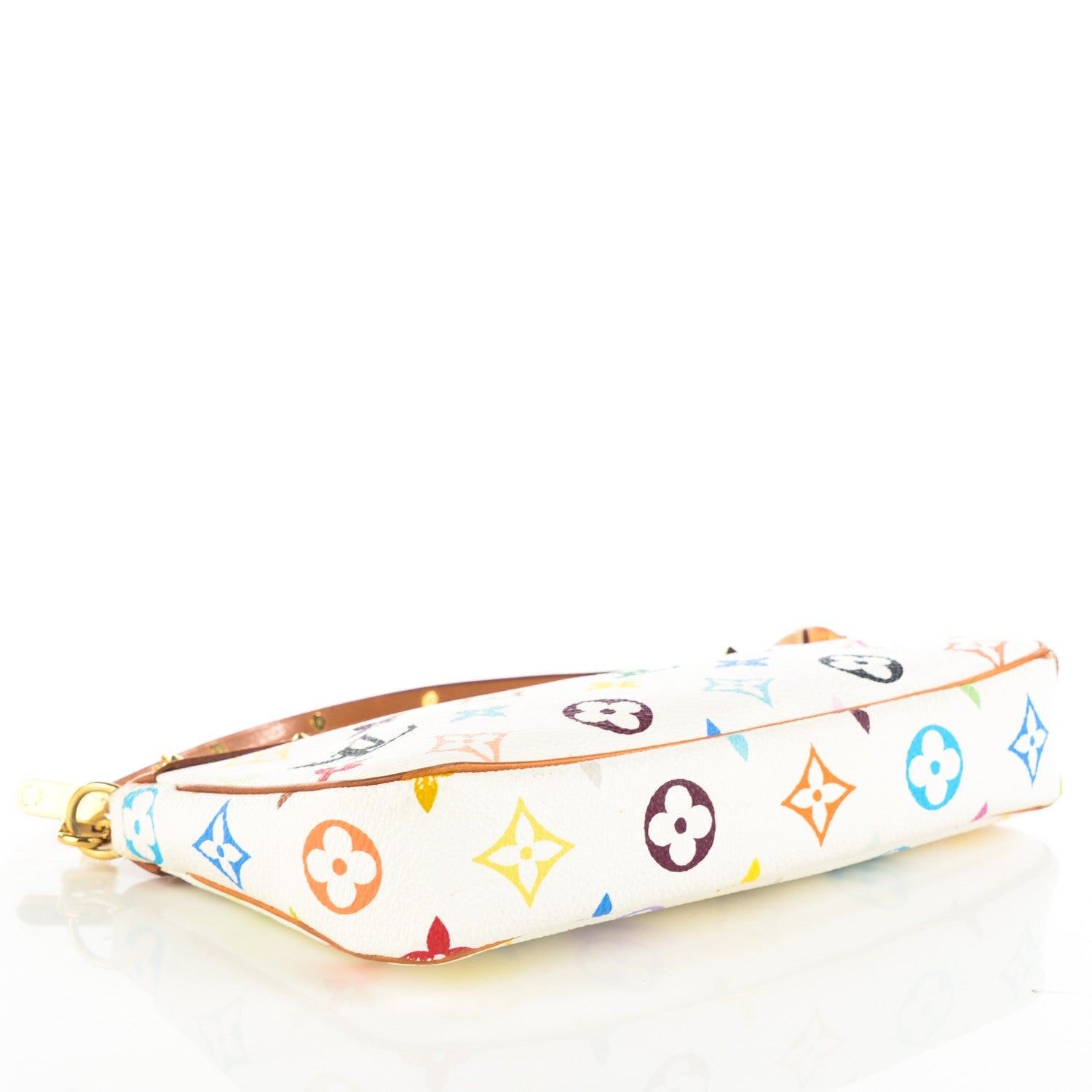 Louis Vuitton Monogram Multicolor Pochette Accessories White 4 of 8