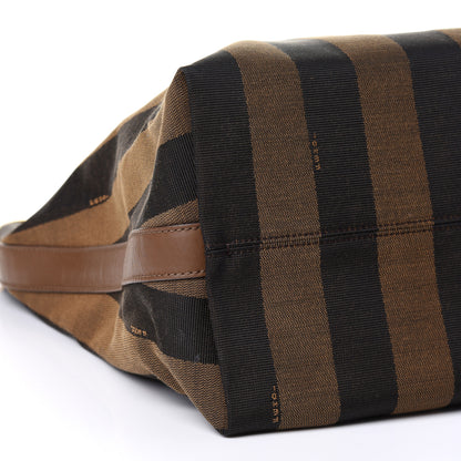 Fendi Pequin Vitello Large Hobo Tobacco Foresta 10 of 11