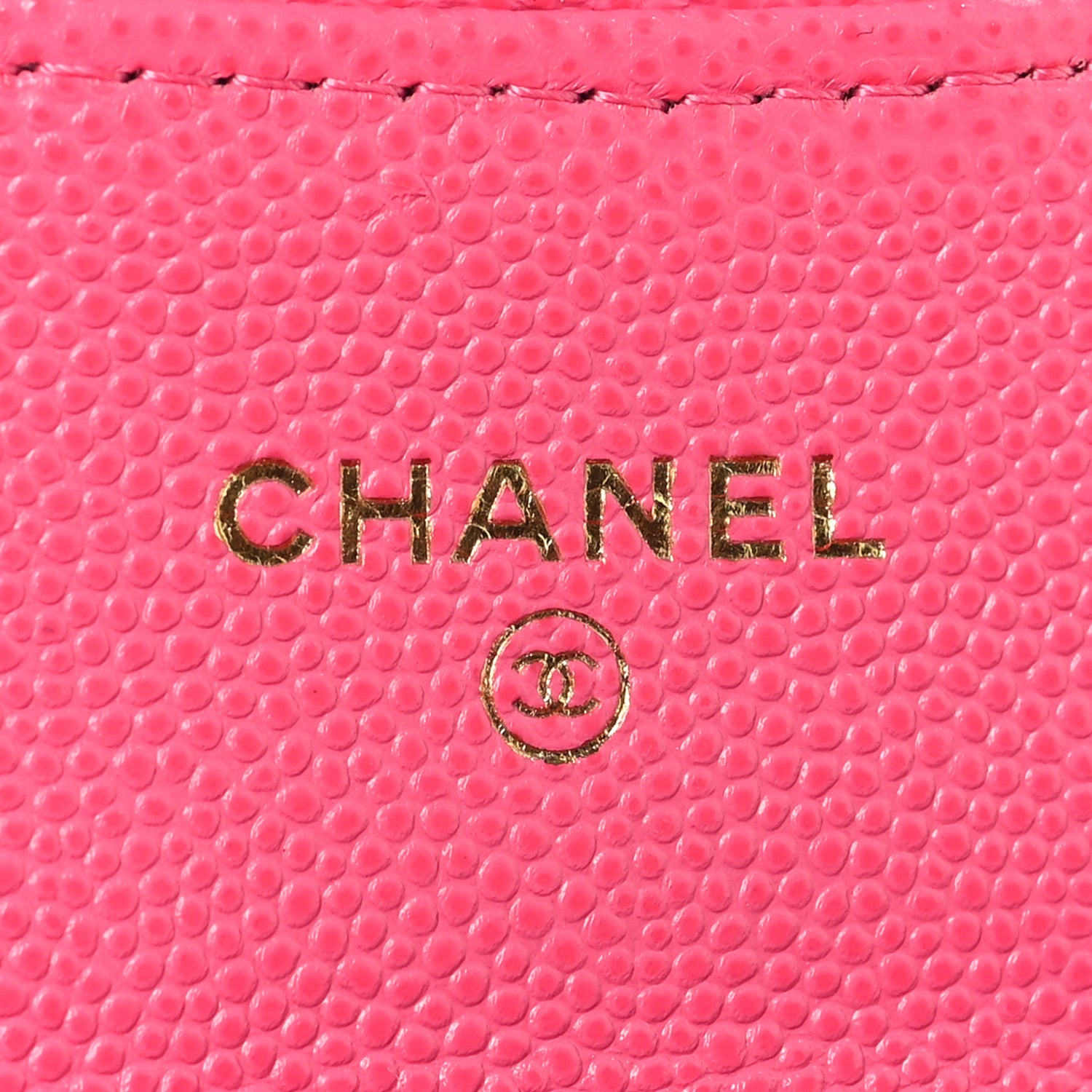Chanel Caviar Quilted Flap Card Holder Wallet Pink 6 of 8