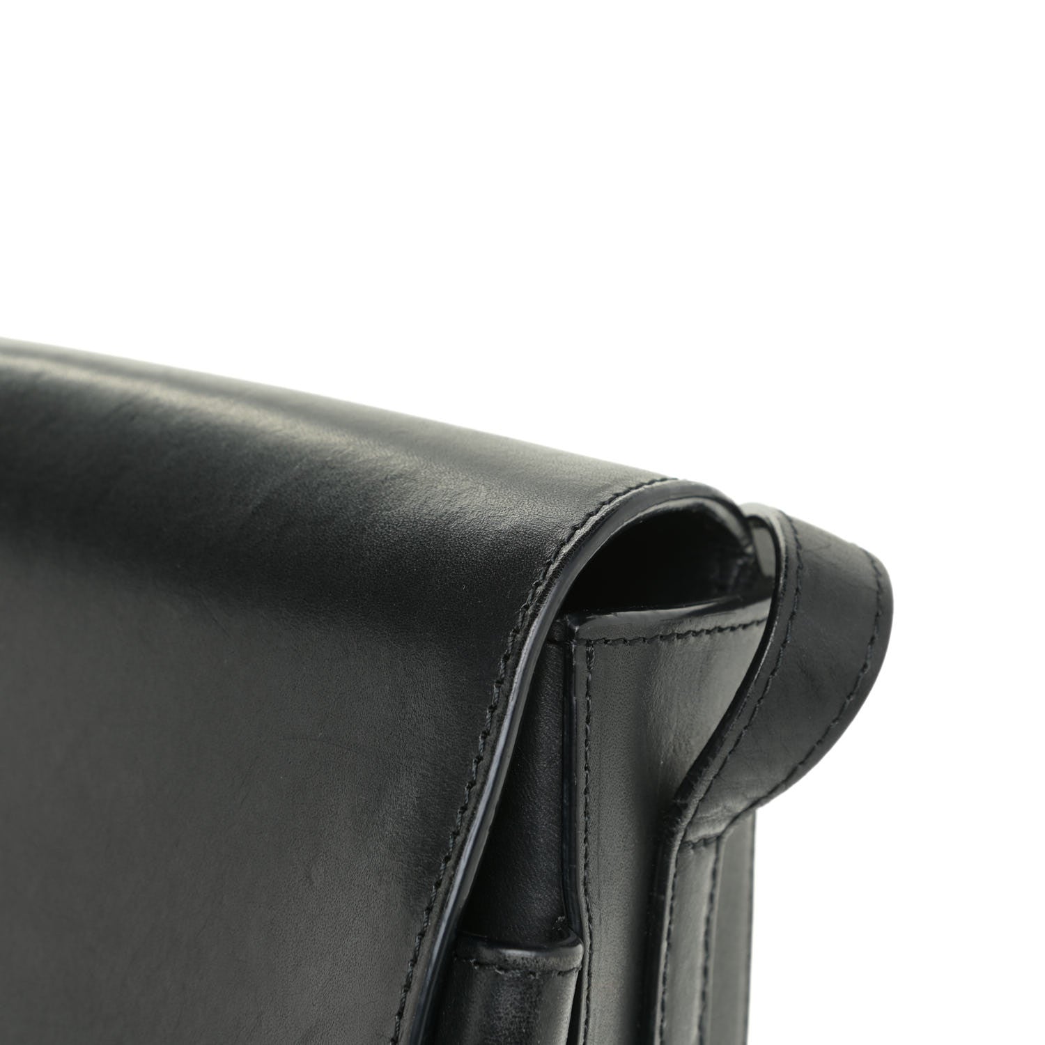 Mansur Gavriel Calfskin Saddle Crossbody Bag Black 17 of 19