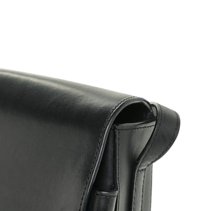 Mansur Gavriel Calfskin Saddle Crossbody Bag Black 17 of 19