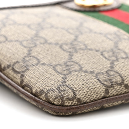 Gucci GG Supreme Monogram Web Ophidia Utility Belt Bag 95 38 Beige Ebony New Acero 11 of 12