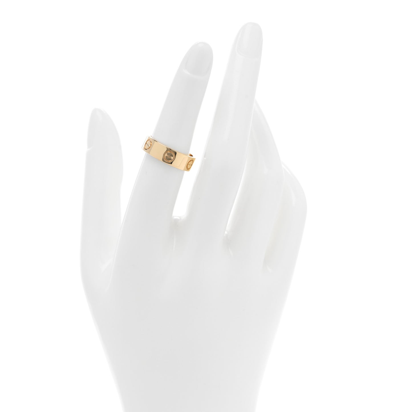 18K Yellow Gold 5.5mm LOVE Ring 52 6