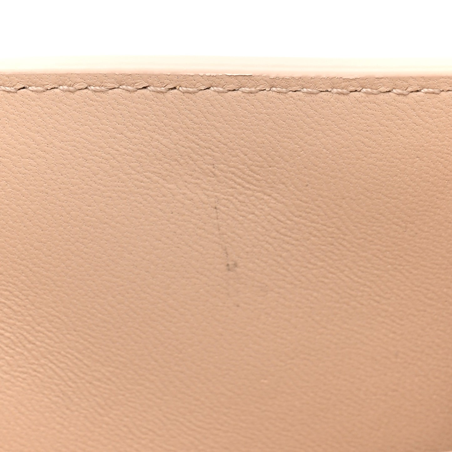 Spazzolato Calfskin Classic Mini BV Bag Nude