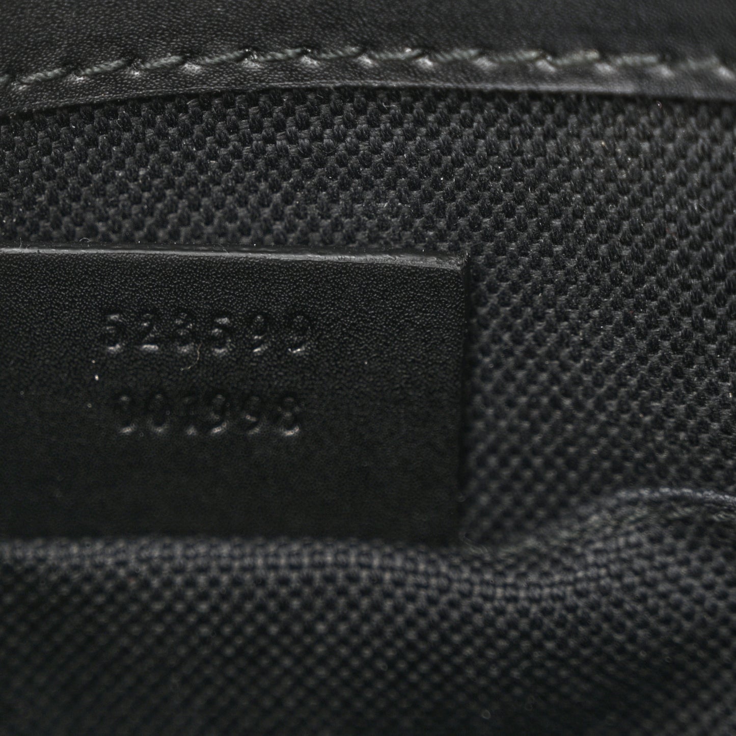 GG Supreme Monogram Web Small Flat Messenger Bag Black Grey