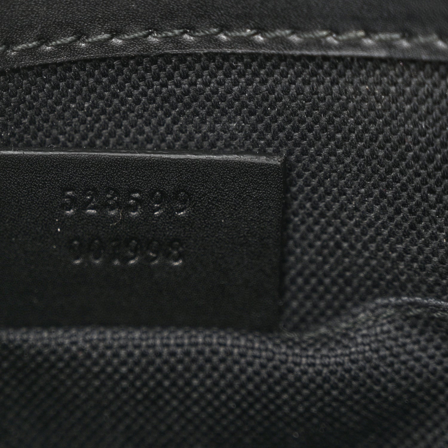 Gucci GG Supreme Monogram Web Small Flat Messenger Bag Black Grey 7 of 11