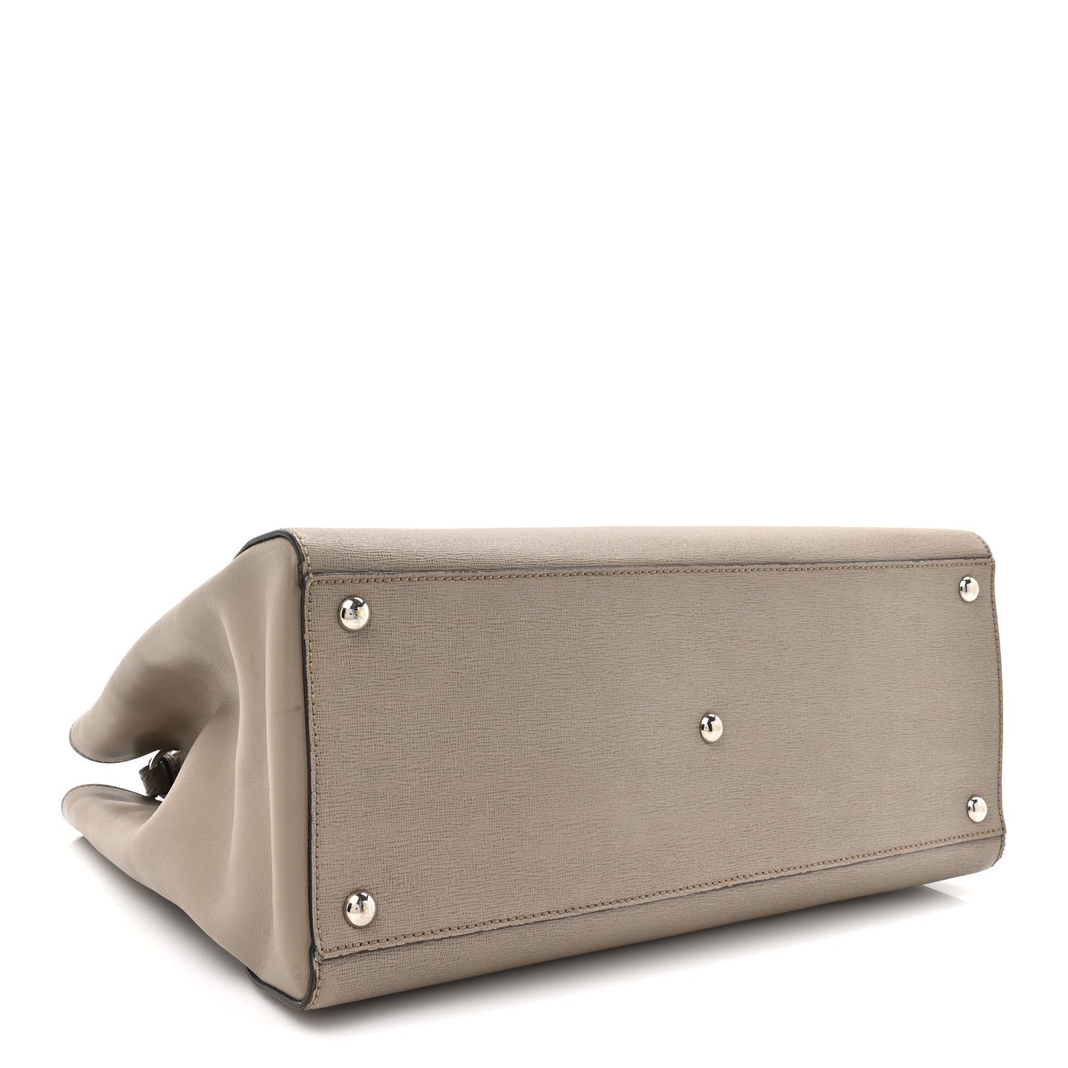 Fendi Vitello Elite Regular 2Jours Tote Tortora 4 of 17