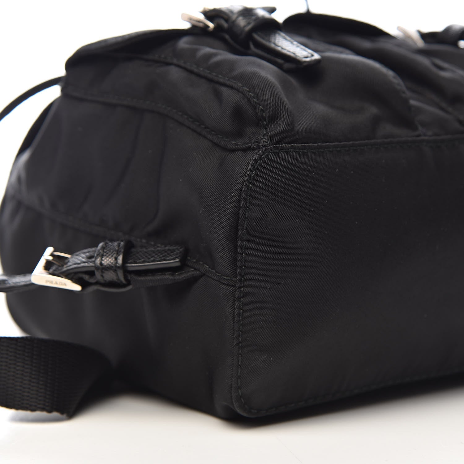 Prada Nylon Vela Mini Crossbody Backpack Black 8 of 10
