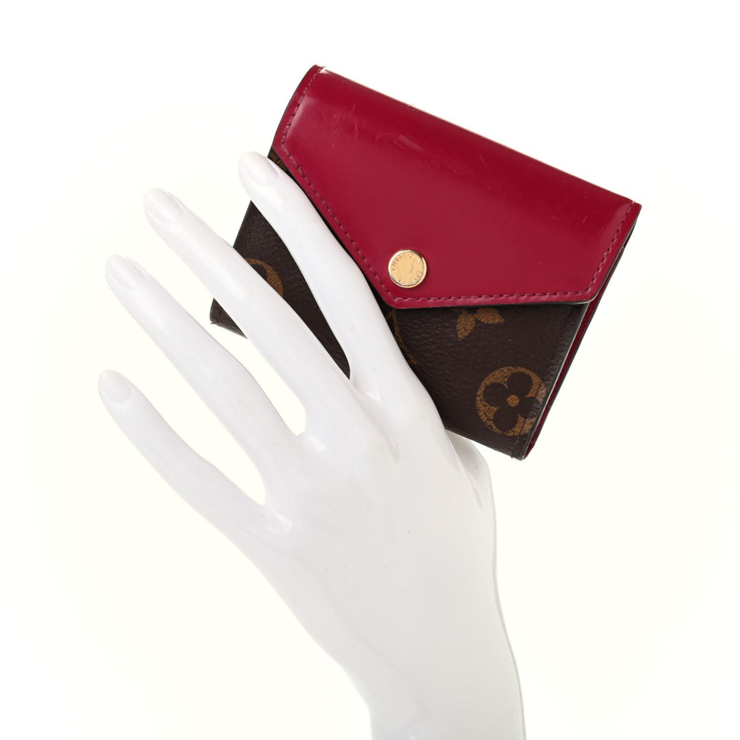 Monogram Zoe Wallet Fuchsia