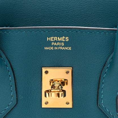 Hermes Swift Birkin 25 Colvert 6 of 10