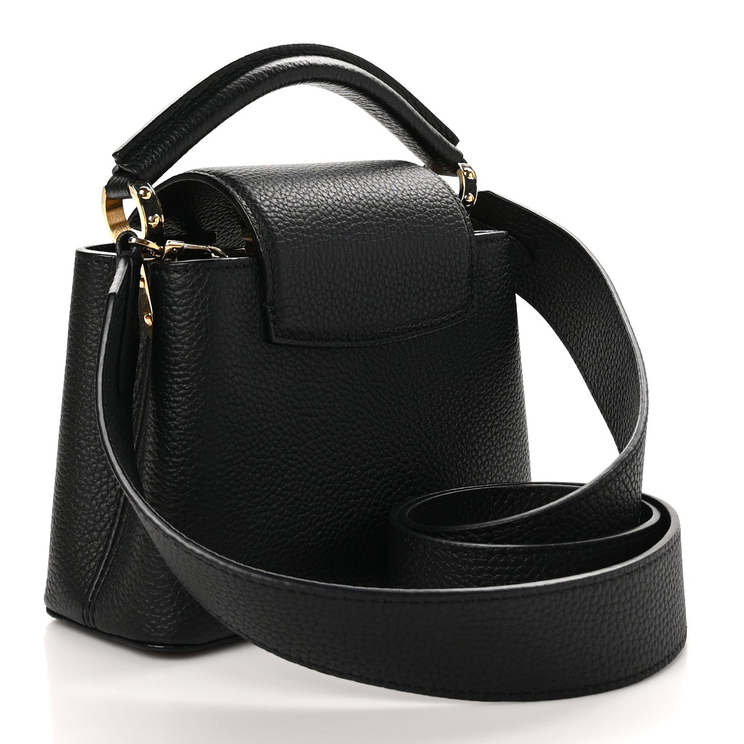Louis Vuitton Taurillon Mini Capucines Black 3 of 11