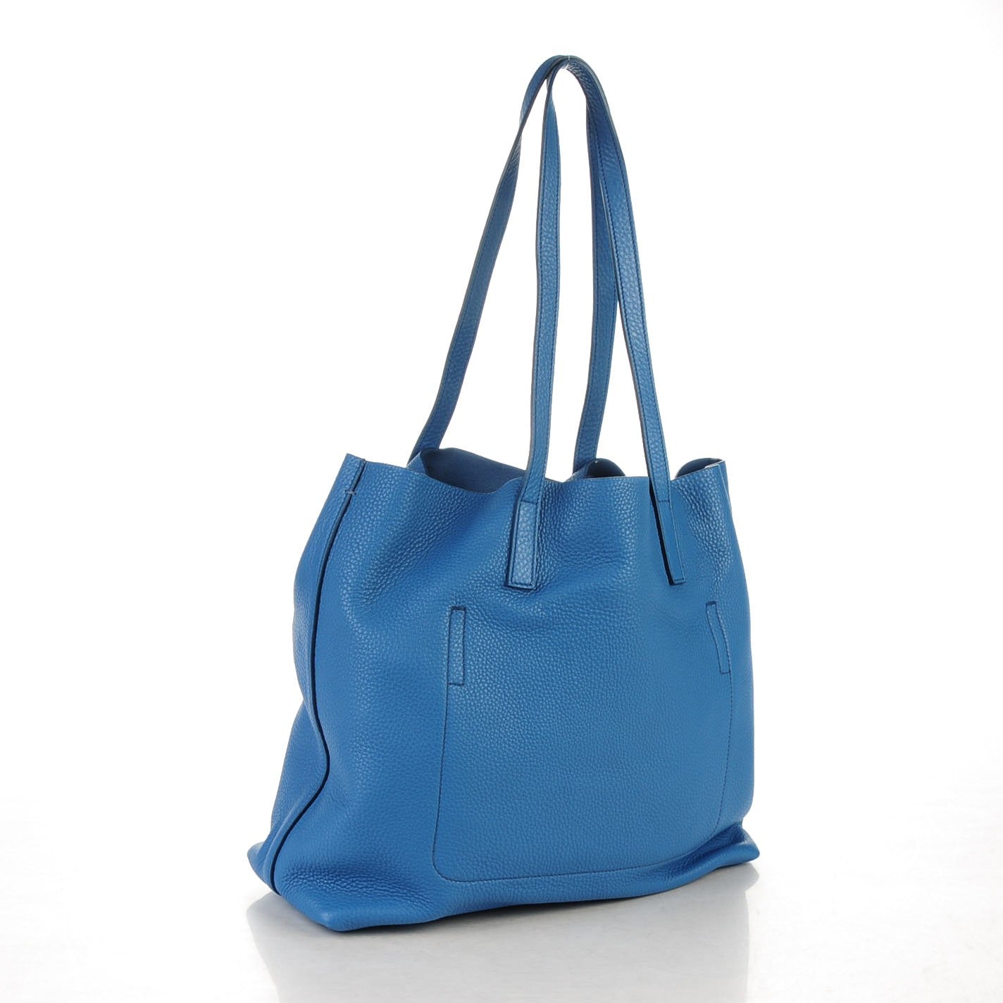 Vitello Daino Tote Cobalto