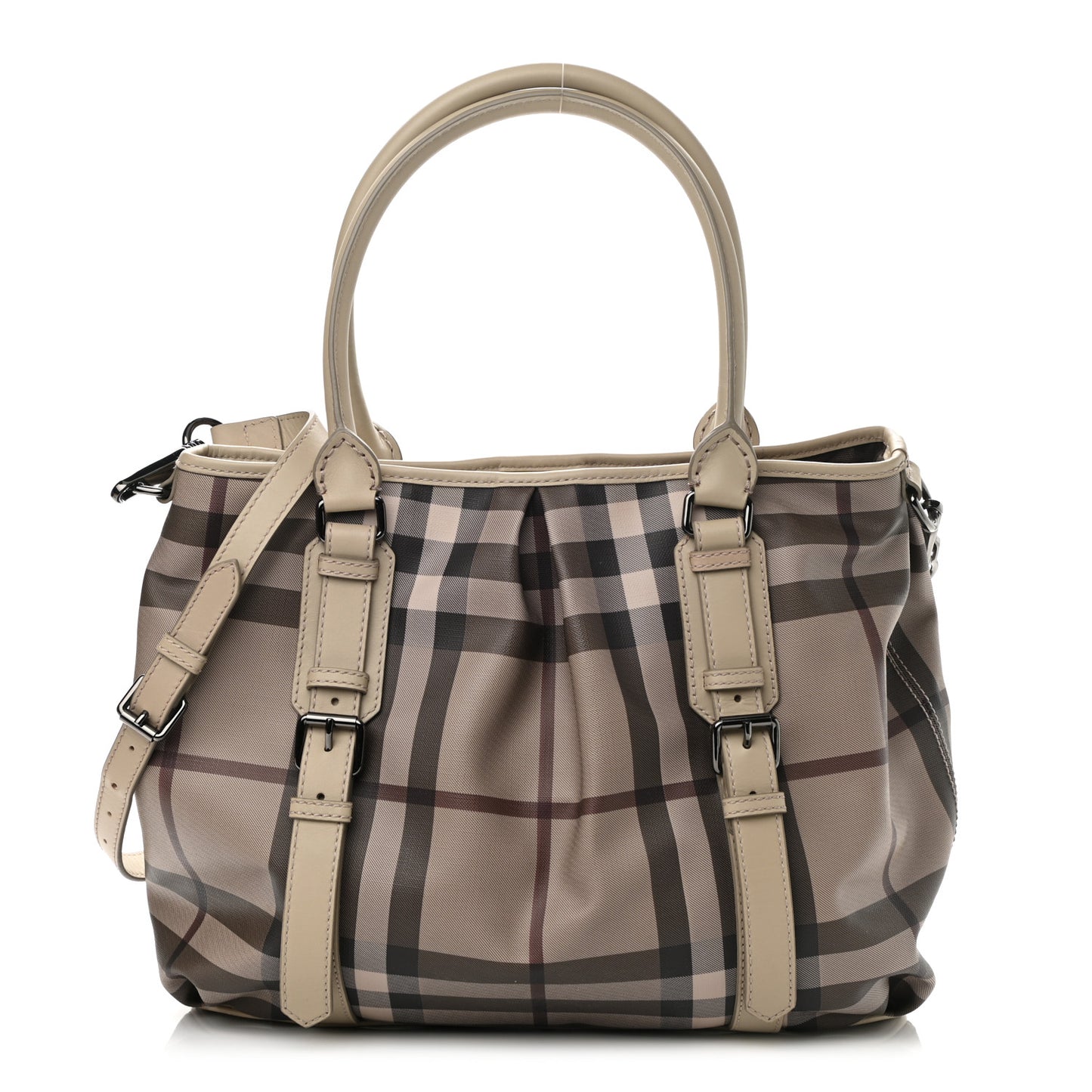 Smoked Check Small Northfield Tote Trench