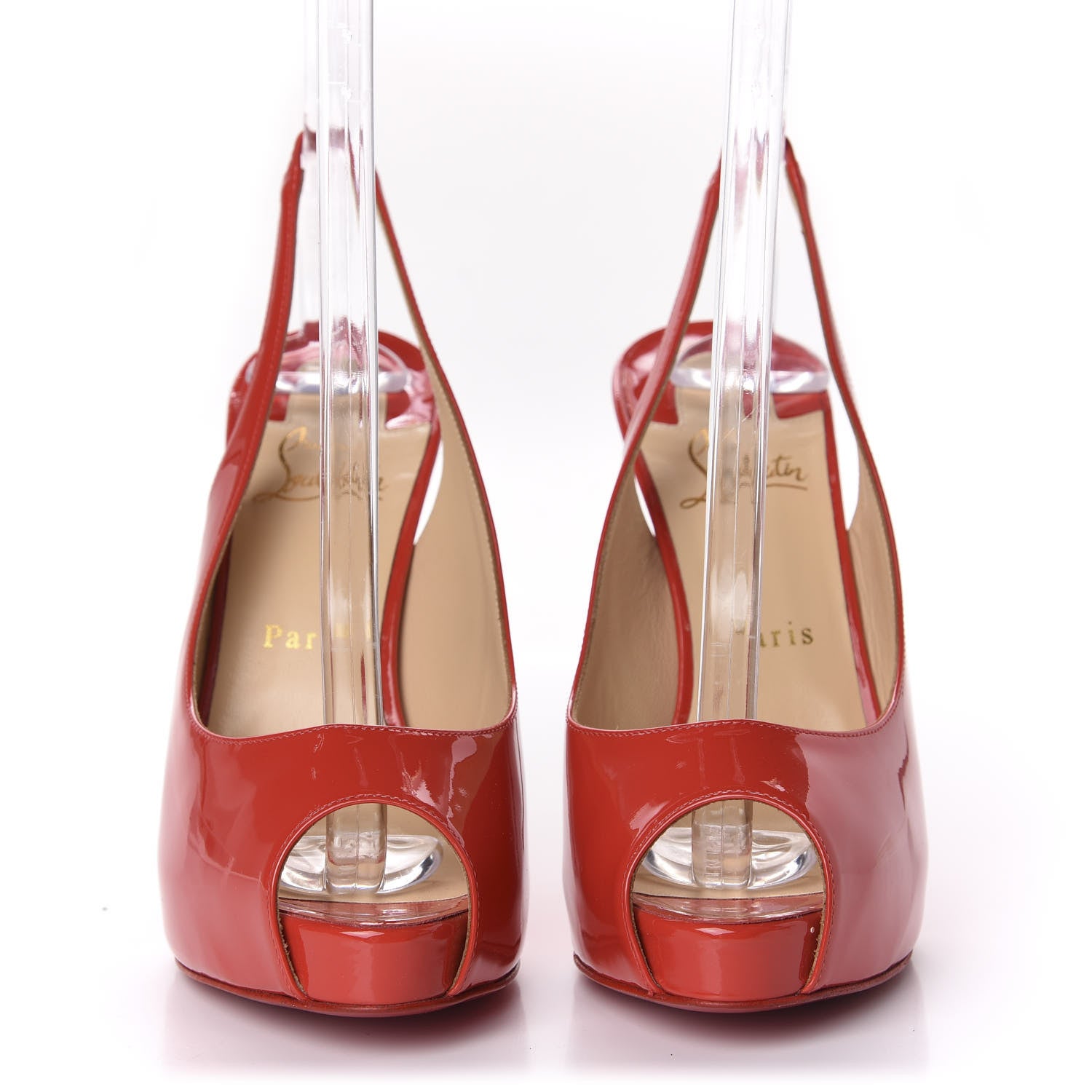 Christian Louboutin Patent Private Number 120 Pumps 39.5 Bisou 2 of 9