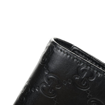Gucci Guccissima Continental Flap Wallet Black 12 of 13